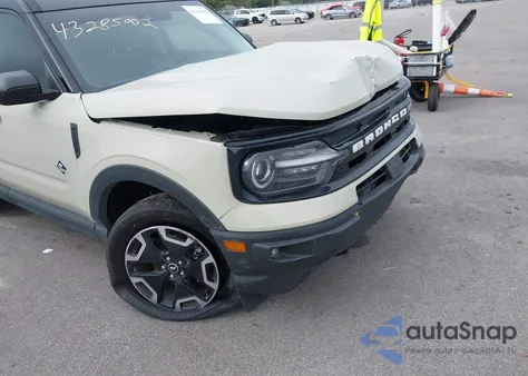 2024 Ford Bronco Sport Outer Banks z USA, uszkodzony, nr VIN 3FMCR9C62RRF26923